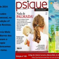 agosto de 2014 - Artigo na Revista Psiquê