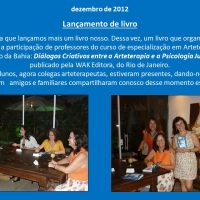 dez 2012 - Lançamento de livro DC